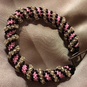 One of a kind handmade beaded bracelet